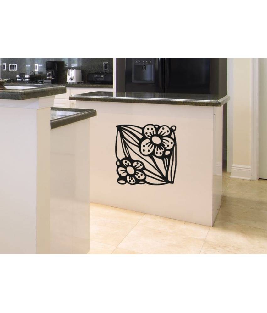     			Decor Villa Two flower cubist Vinyl Wall Stickers