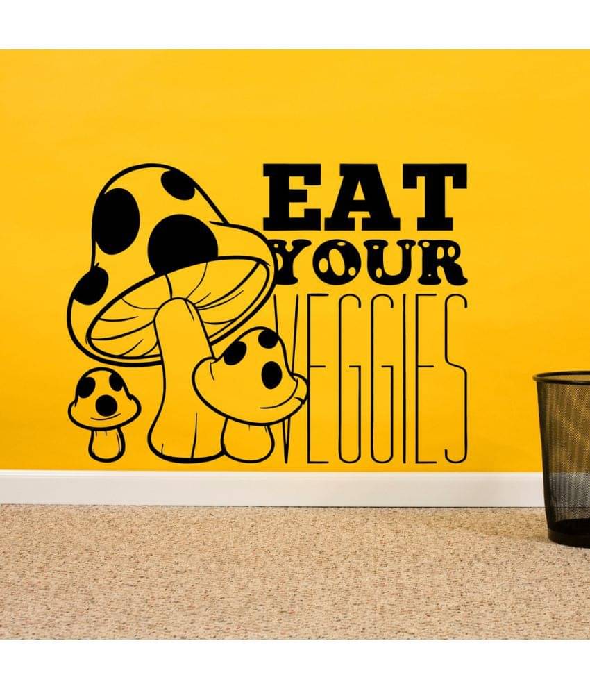     			Decor Villa Eat your veggie Vinyl Wall Stickers