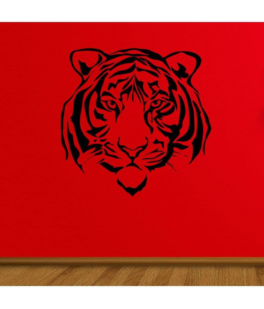     			Decor Villa Lion Face Vinyl Wall Stickers