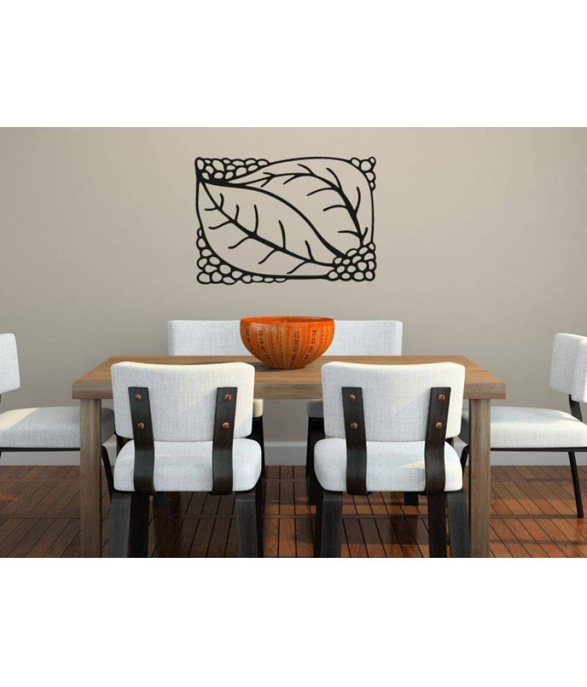     			Decor Villa Big leef cubist Vinyl Wall Stickers