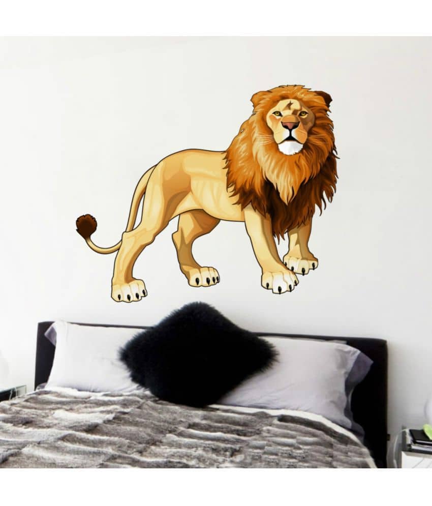 Decor Villa Lion Vinyl Wall Stickers