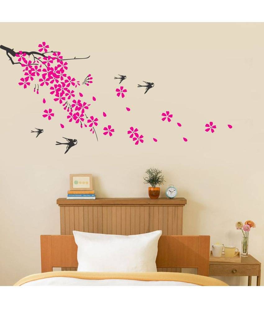     			Decor Villa Round Flowers Vinyl Wall Stickers