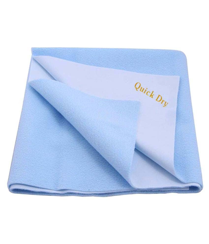 Quick Dry Blue Bed Protector Rubber Sheet