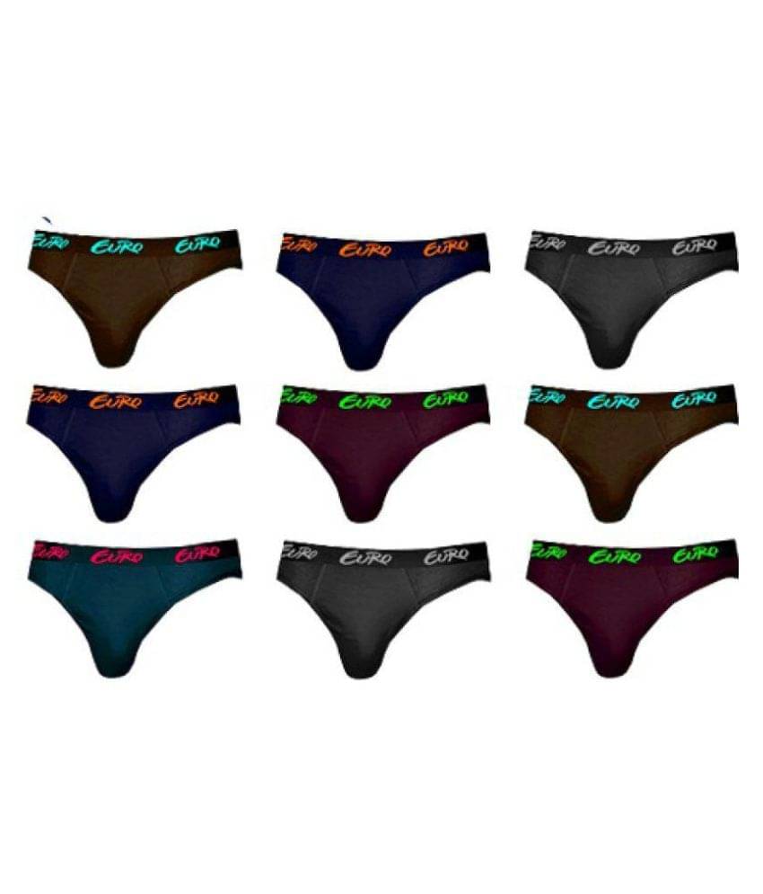 Euro Multi Brief Pack of 9 Euro Multi Brief Pack of 9