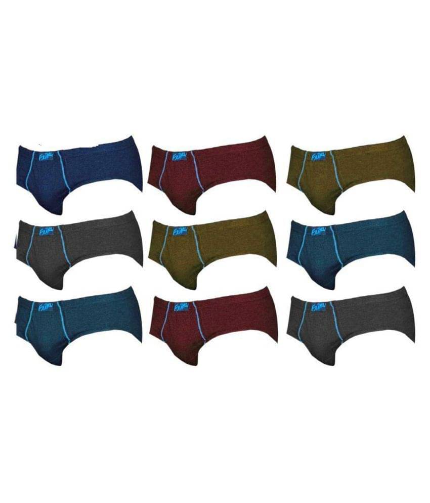     			Euro Multi Brief Pack of 9
