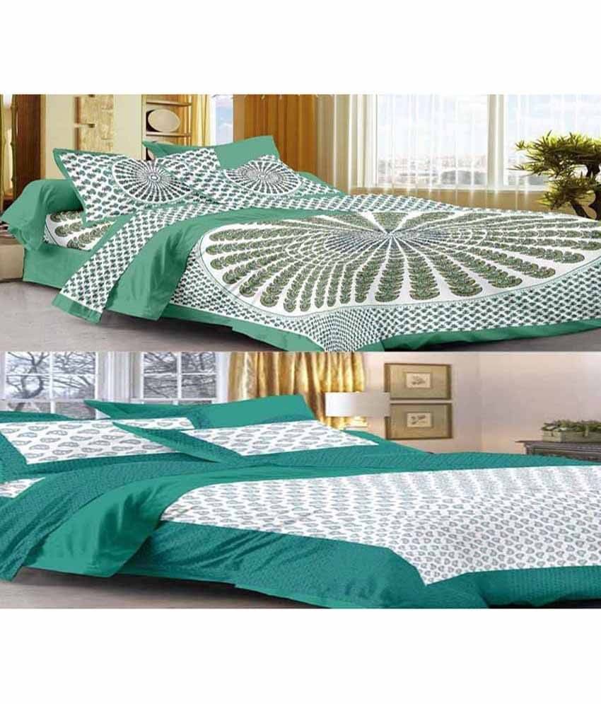 UniqChoice Double Cotton Printed Bed Sheet UniqChoice Double Cotton Printed Bed Sheet