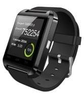 Pinnaclz u8 blk Smart Watches Black