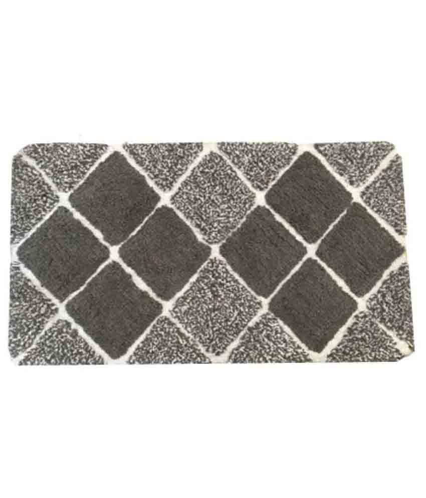     			Aazeem Gray Rug Cotton Embroidery
