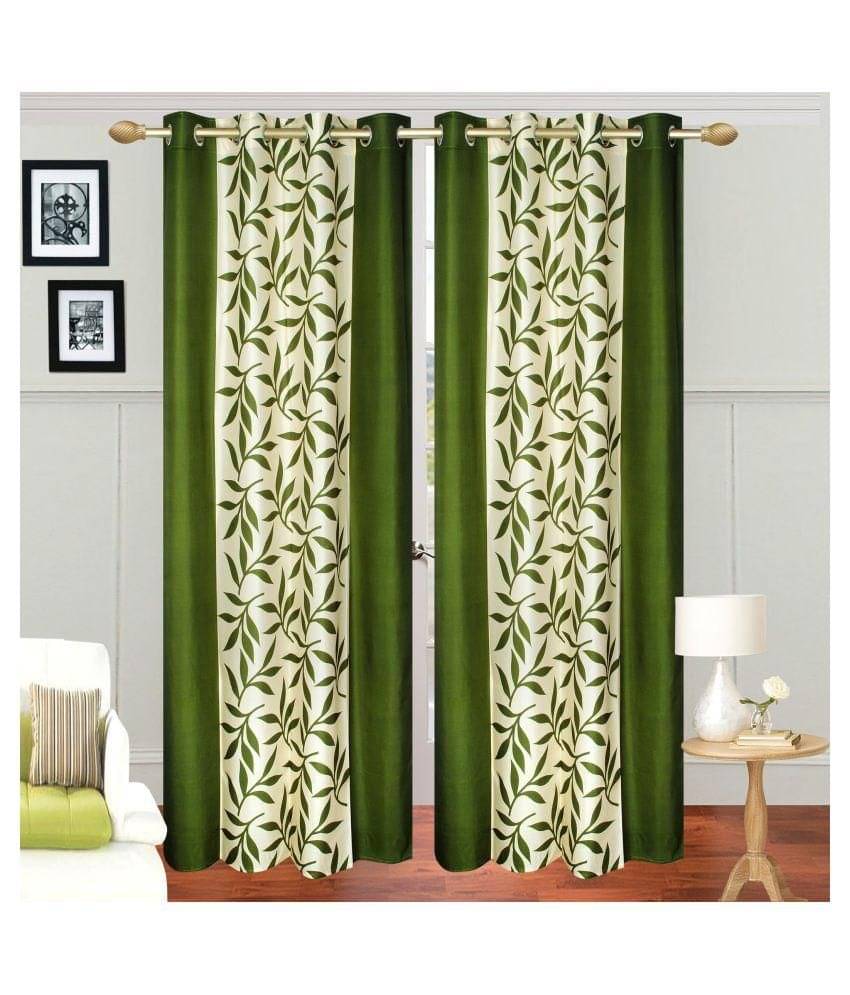 Stella Creations Set of 2 Eyelet Curtain Floral Multi Color Stella Creations Set of 2 Eyelet Curtain Floral Multi Color
