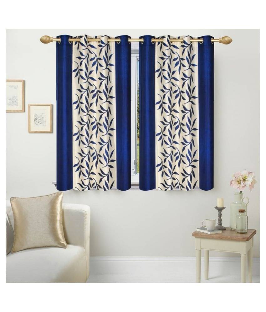 Stella Creations Set of 2 Eyelet Curtain Floral Multi Color Stella Creations Set of 2 Eyelet Curtain Floral Multi Color