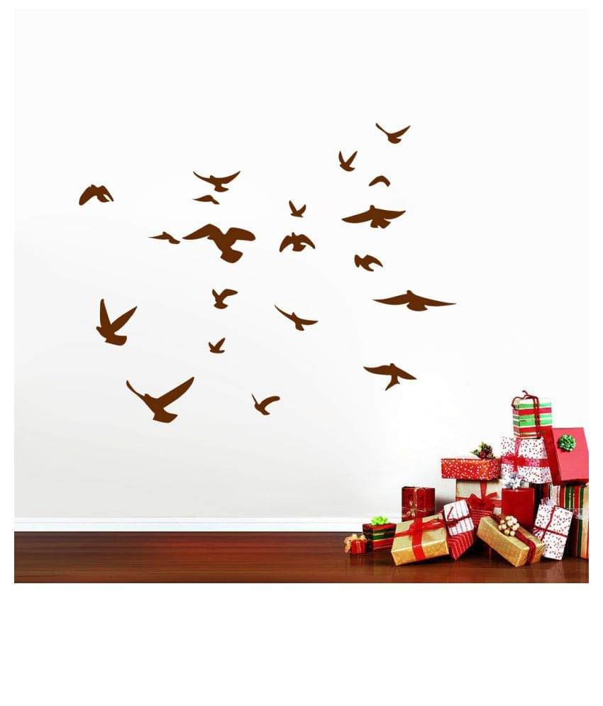     			Decor Villa Flying Birds PVC Wall Stickers