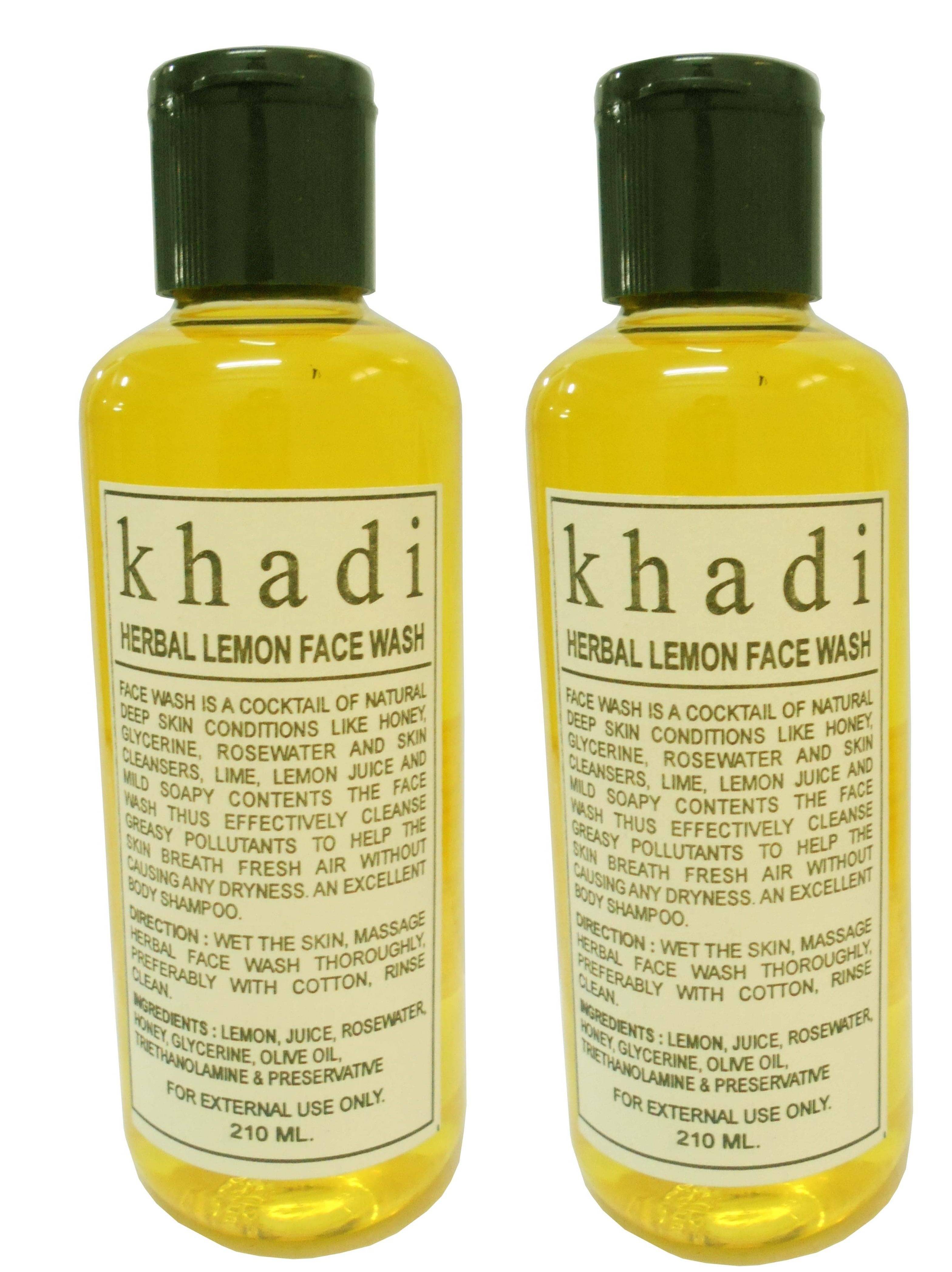     			Khadi herbal Lemon face wash 210ml