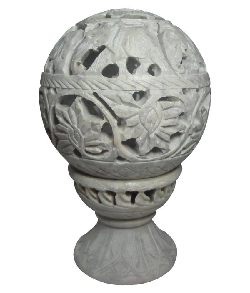     			Avinash Handicrafts White Tealight Candle Holder