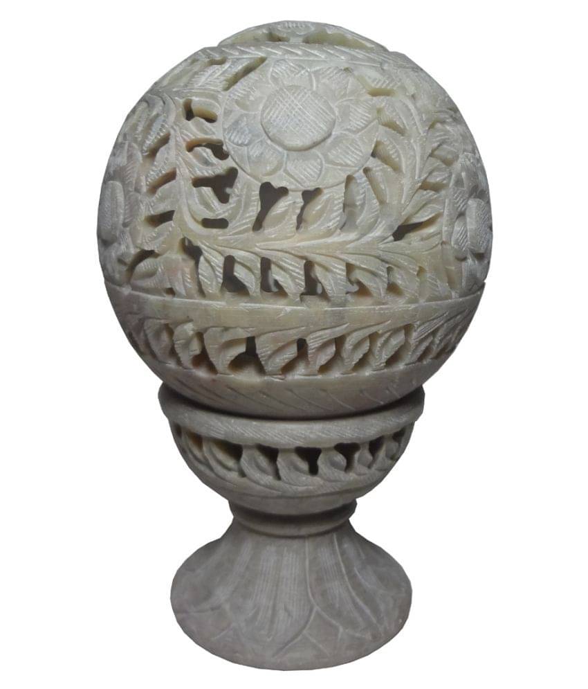     			Avinash Handicrafts White Tealight Candle Holder