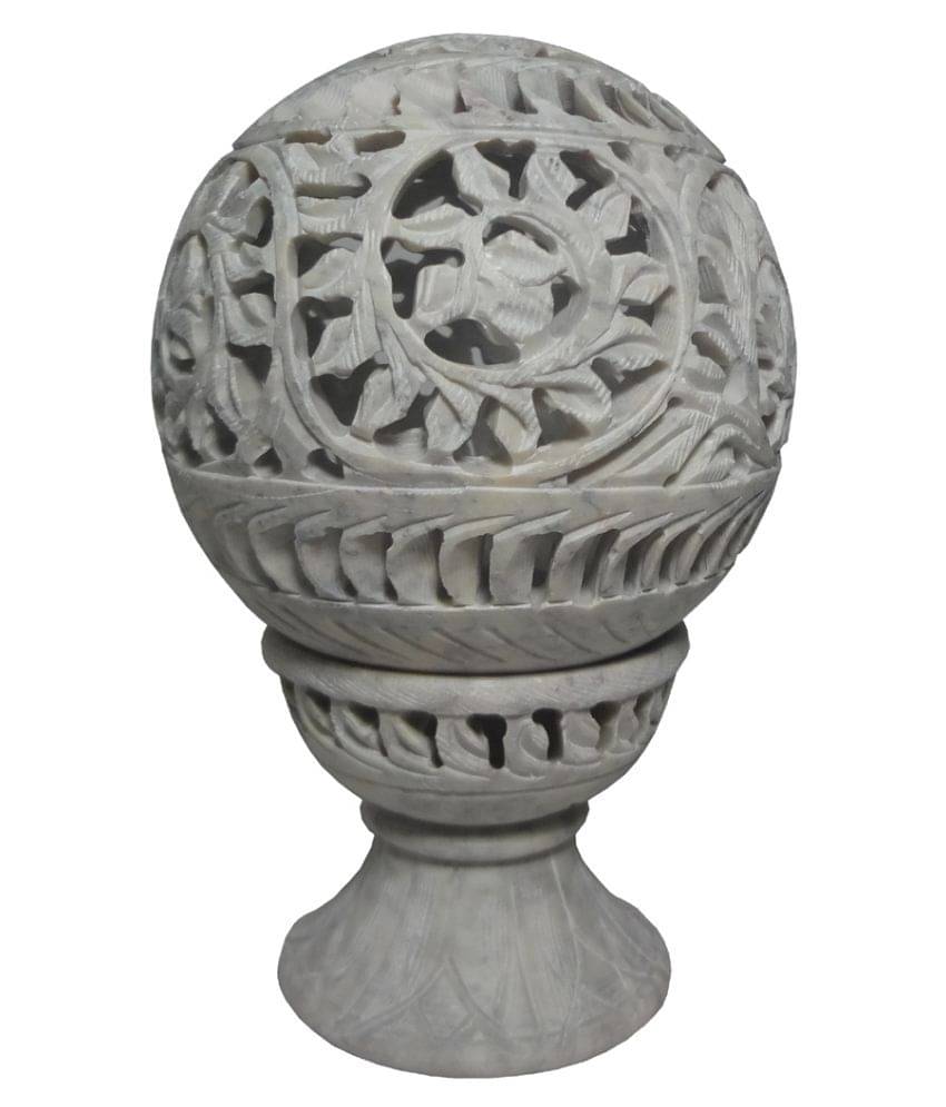     			Avinash Handicrafts White Tealight Candle Holder