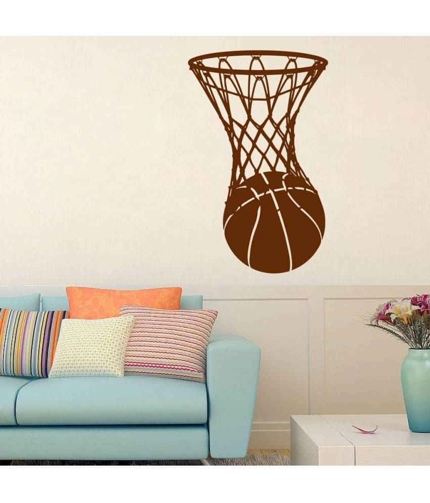 Decor Villa Basketball PVC Wall Stickers Decor Villa Basketball PVC Wall Stickers