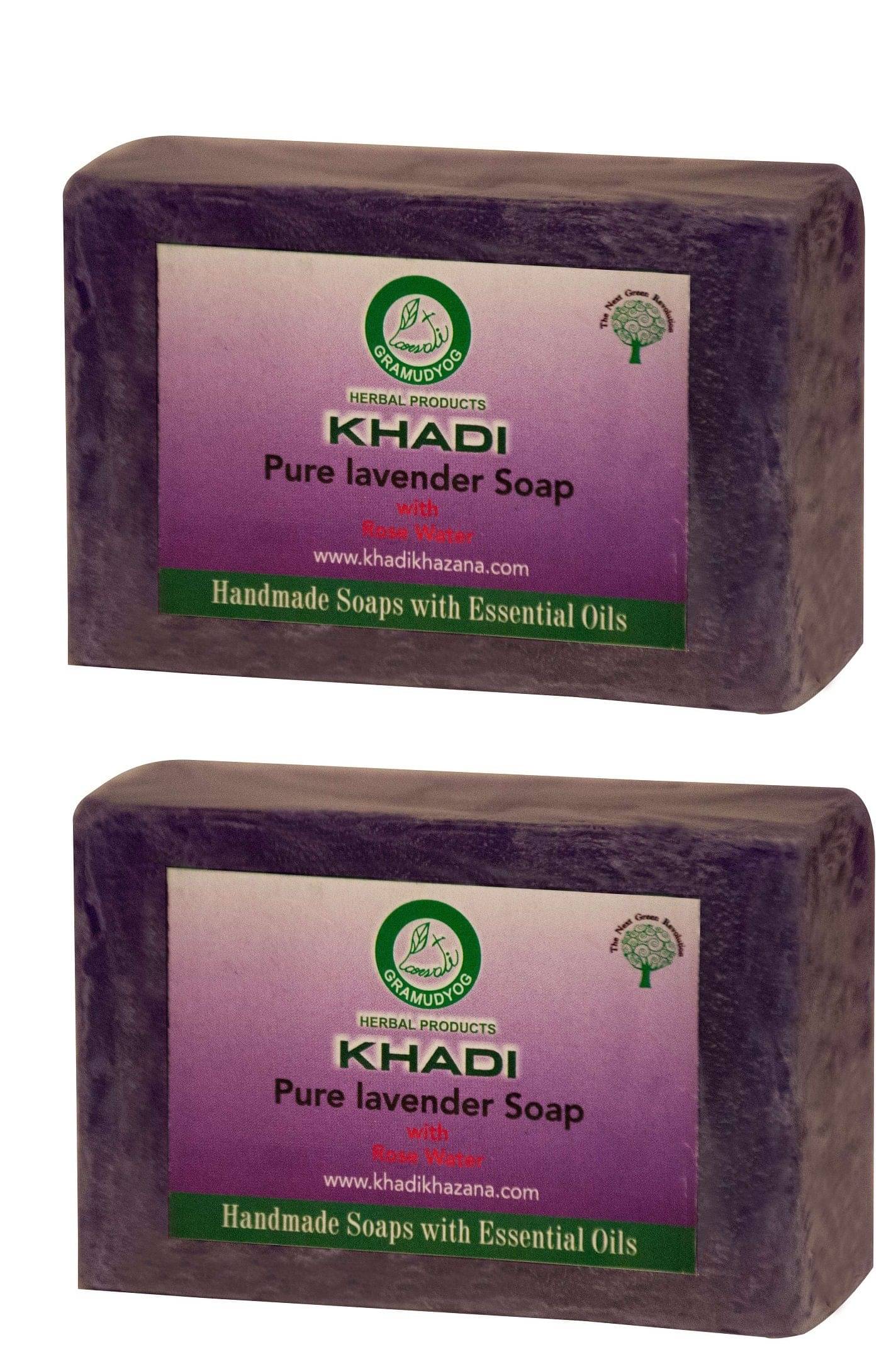     			Khadi Herbal Pure Lavender Soap 125 gm Pack of 2