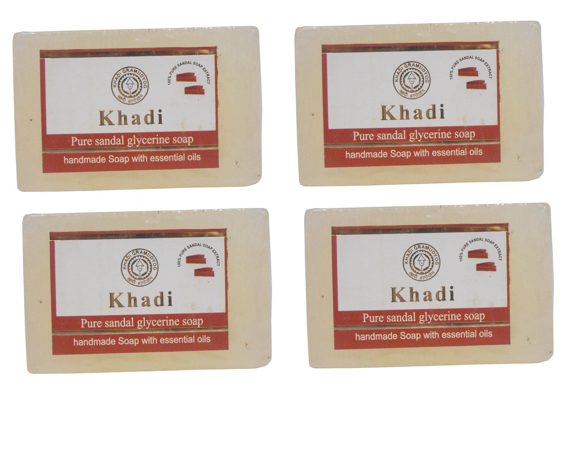     			Khadi Herbal Pure Sandal Soap 125 gm - Pack of 4