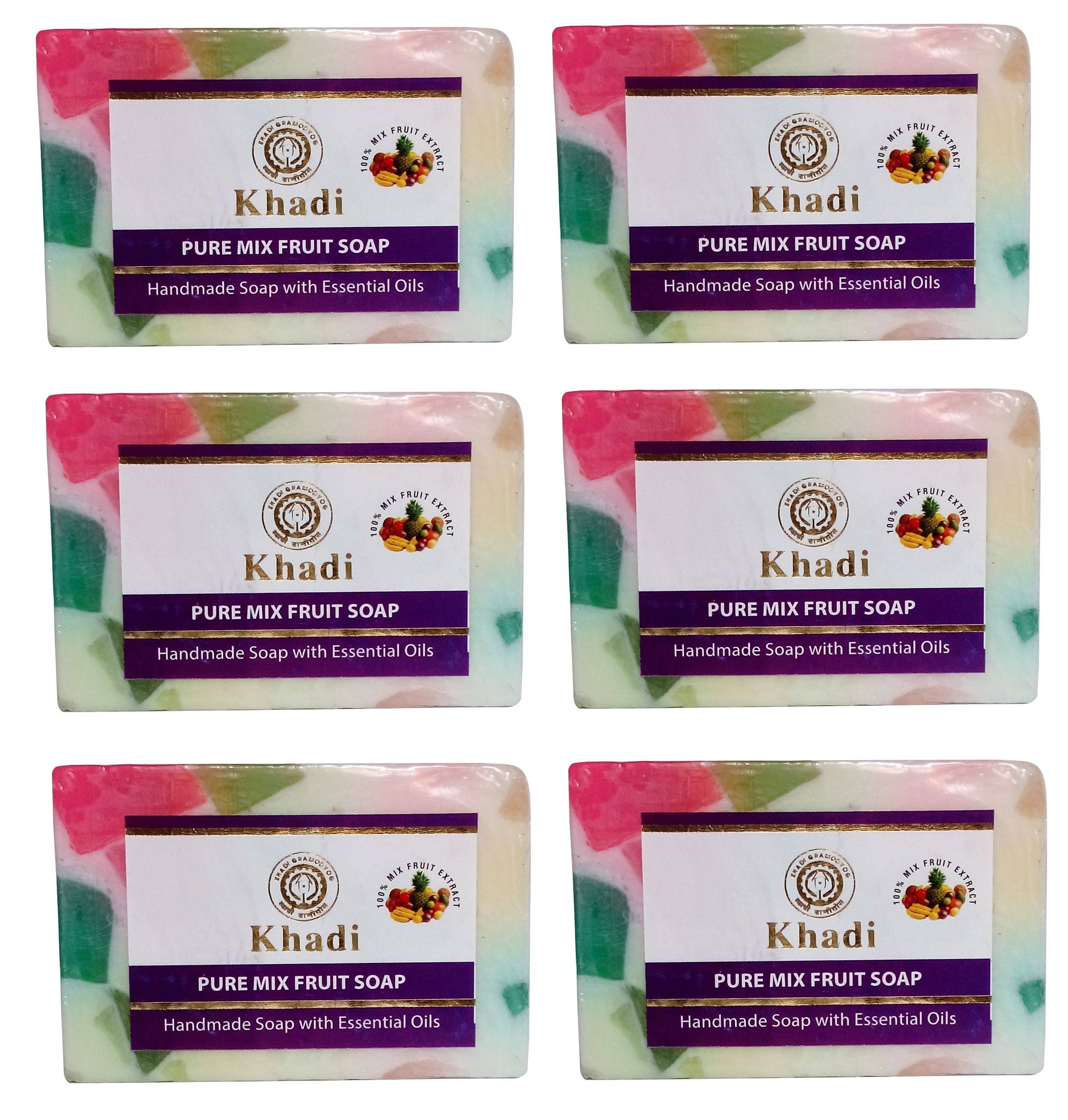     			Khadi Herbal Mix Fruit Soap 125 gm - Pack of 6