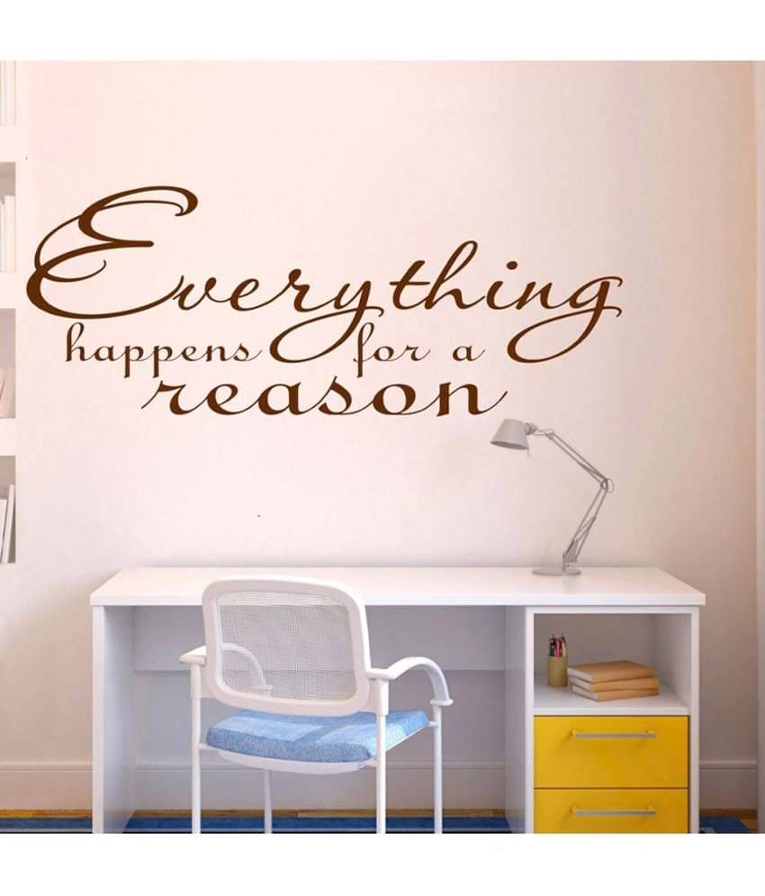 Decor Villa Everything Happens For PVC Wall Stickers Decor Villa Everything Happens For PVC Wall Stickers