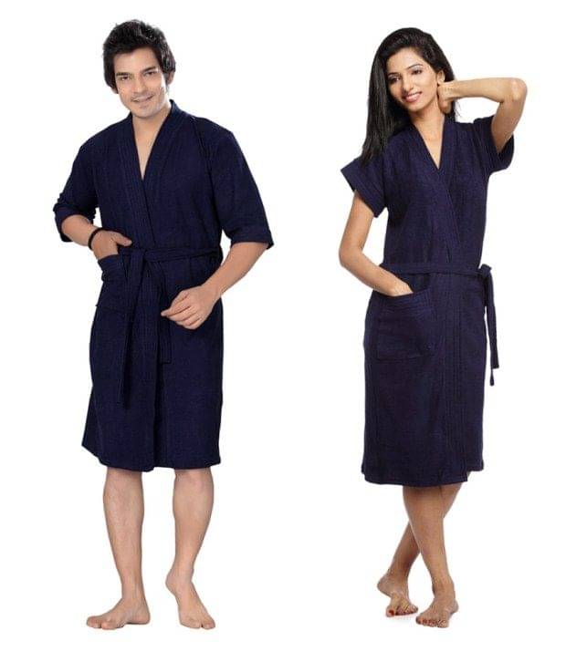     			superior Navy Bathrobes