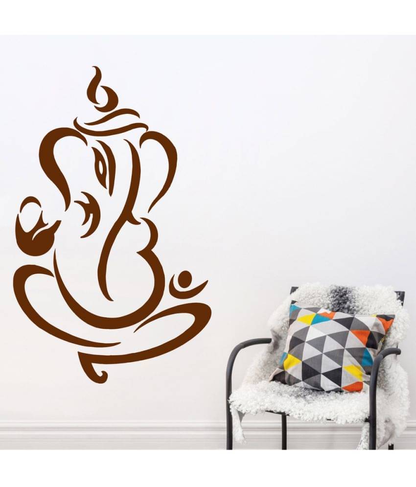     			Decor Villa Ganesh Ji PVC Wall Stickers
