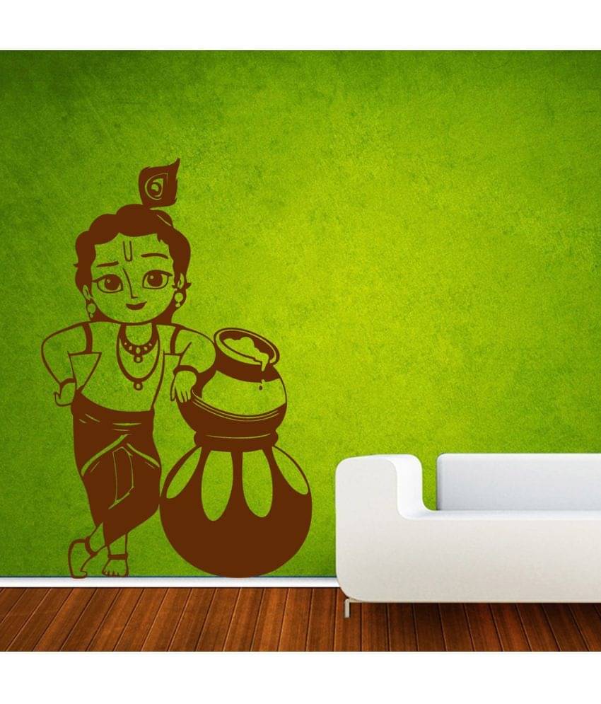 Decor Villa Bal Krishan PVC Wall Stickers Decor Villa Bal Krishan PVC Wall Stickers