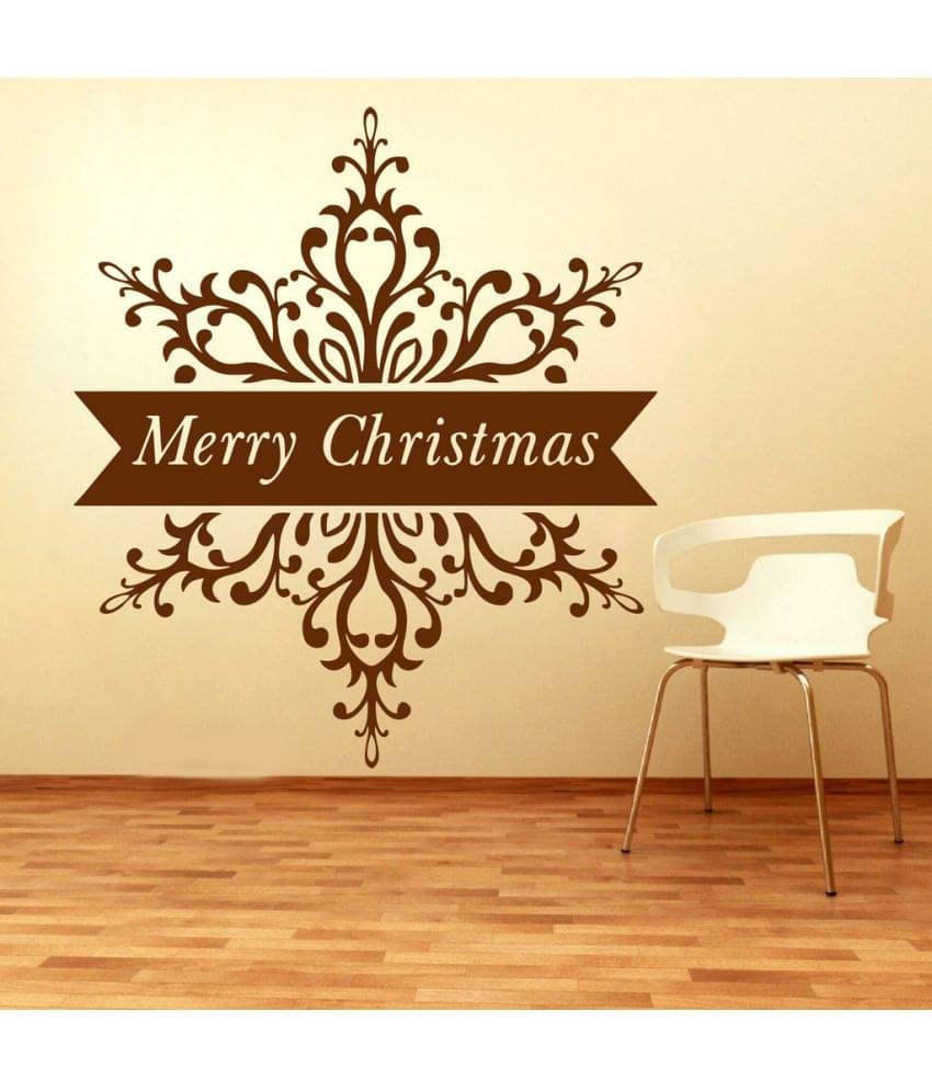     			Decor Villa Merry Christmas PVC Wall Stickers
