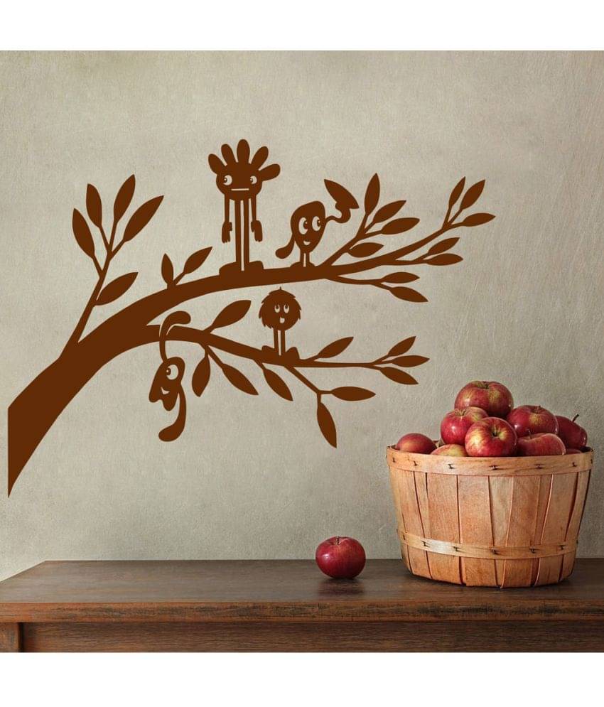 Decor Villa Cartoon On Tree PVC Wall Stickers Decor Villa Cartoon On Tree PVC Wall Stickers