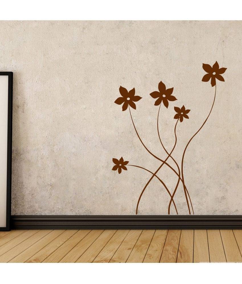 Decor Villa Flowers PVC Wall Stickers Decor Villa Flowers PVC Wall Stickers