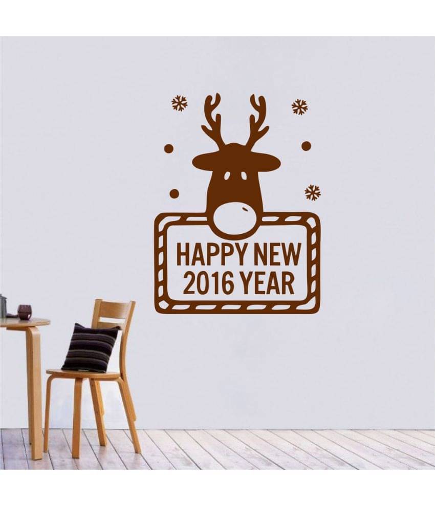 Decor Villa Happy New Year 2016 PVC Wall Stickers Decor Villa Happy New Year 2016 PVC Wall Stickers