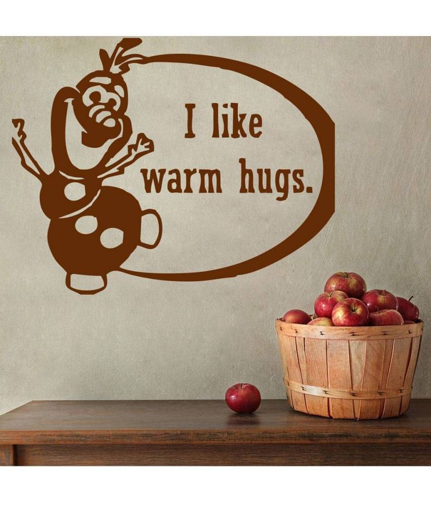     			Decor Villa I Like Warm Hugs PVC Wall Stickers