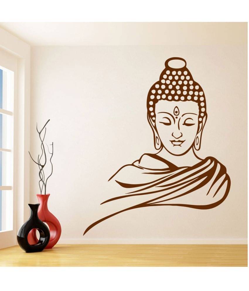 Decor Villa Lord Budda PVC Wall Stickers     			Decor Villa Lord Budda PVC Wall Stickers