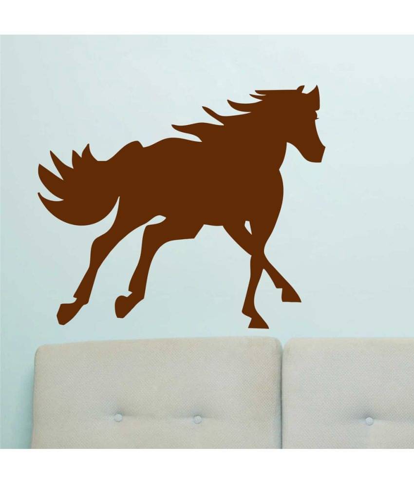     			Decor Villa Running Horse PVC Wall Stickers