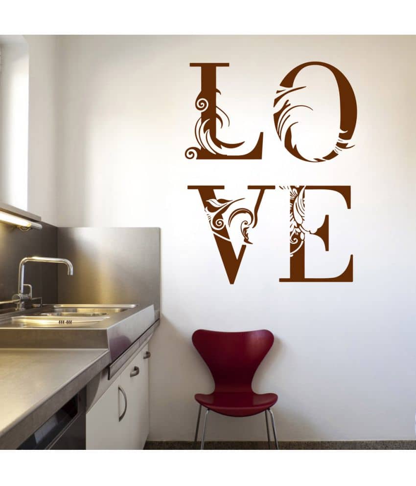 Decor Villa The True Love PVC Wall Stickers