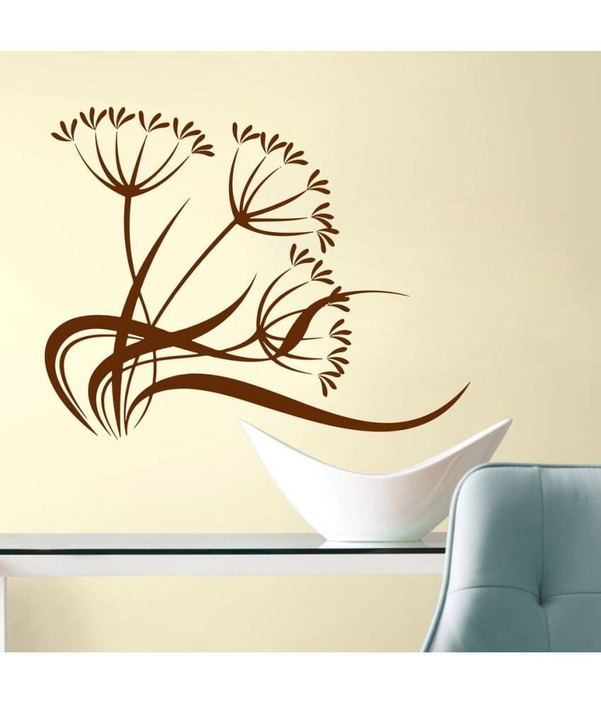     			Decor Villa Fantastic Flower PVC Wall Stickers