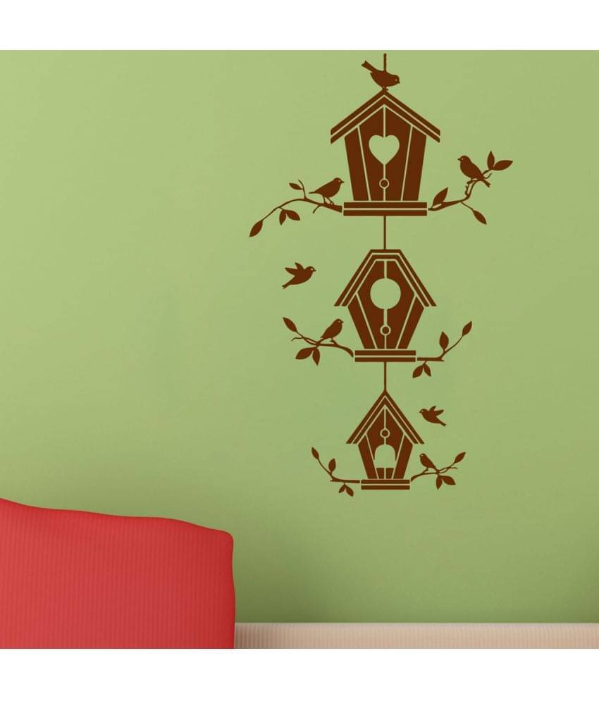     			Decor Villa Best bird home PVC Wall Stickers