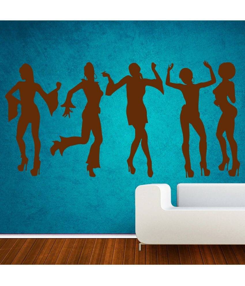     			Decor Villa Classical Dance PVC Wall Stickers