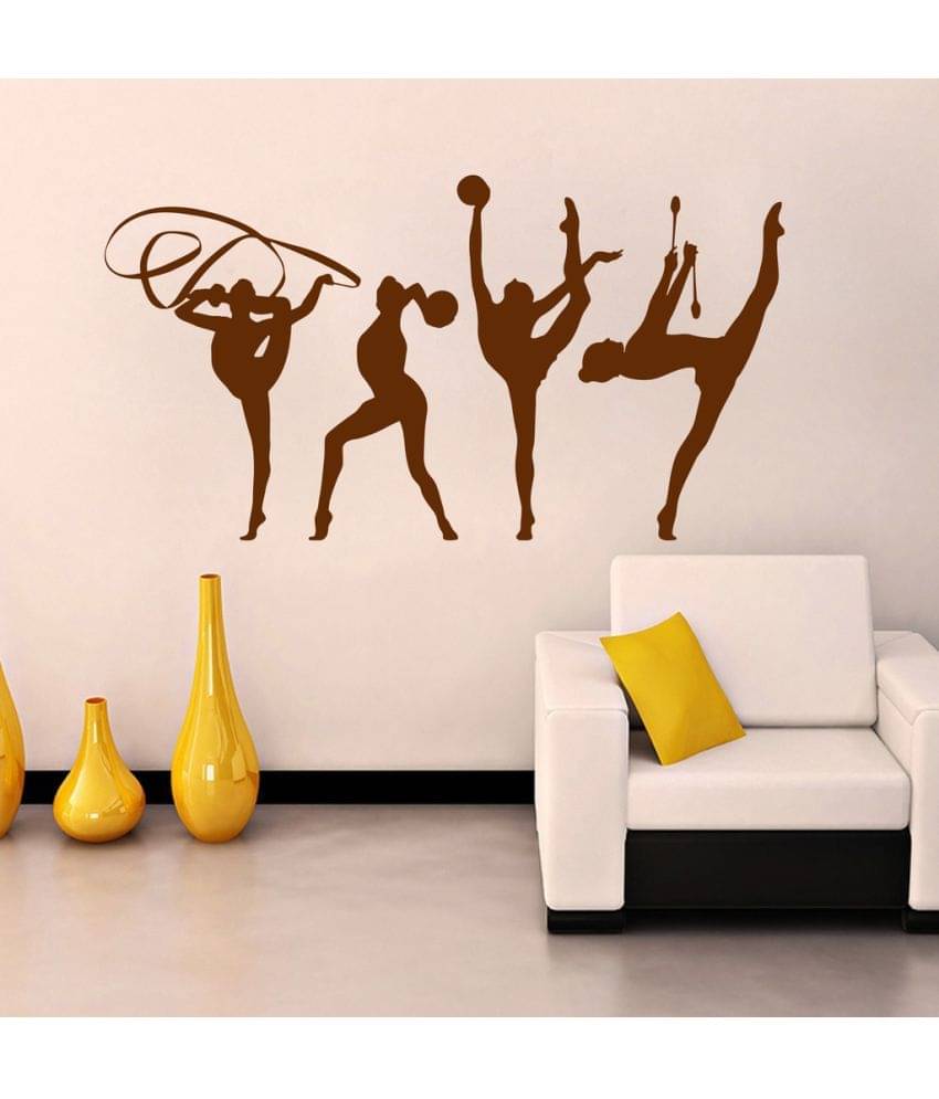     			Decor Villa My Practice Time PVC Wall Stickers