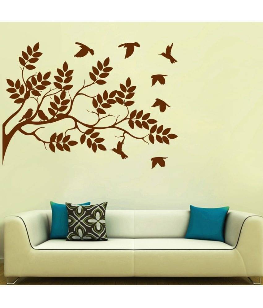 Decor Villa Branches & Birds PVC Wall Stickers Decor Villa Branches & Birds PVC Wall Stickers