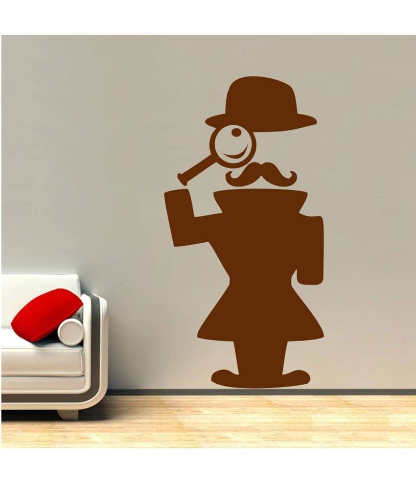 Decor Villa Detective PVC Wall Stickers     			Decor Villa Detective PVC Wall Stickers