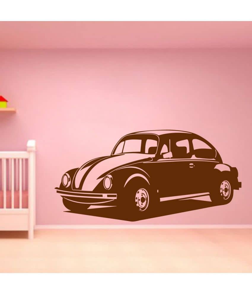 Decor Villa Old Car PVC Wall Stickers