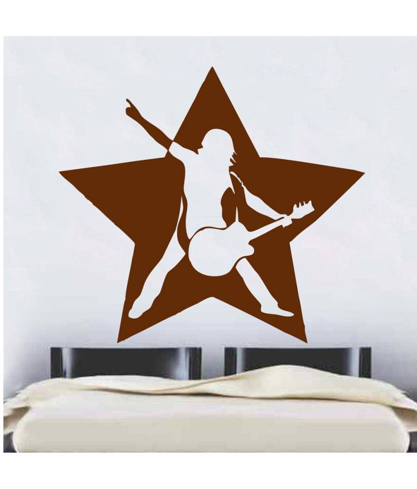     			Decor Villa Rockstar PVC Wall Stickers