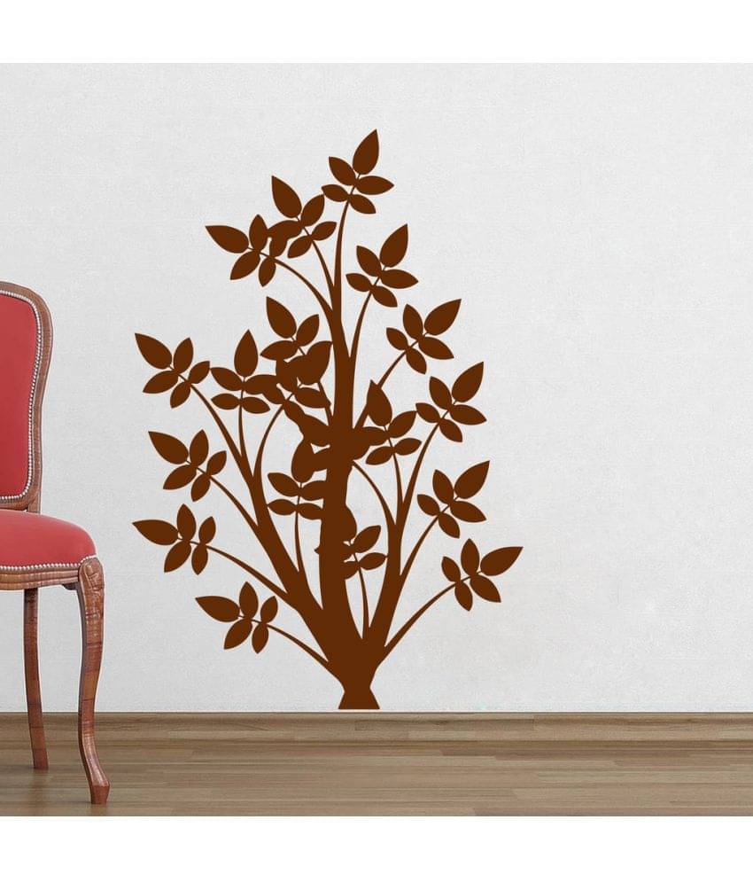     			Decor Villa Simple Tree PVC Wall Stickers