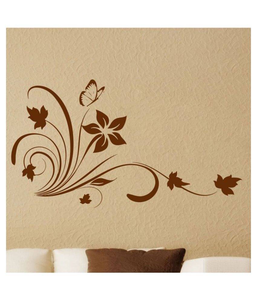 Decor Villa Flower PVC Wall Stickers Decor Villa Flower PVC Wall Stickers