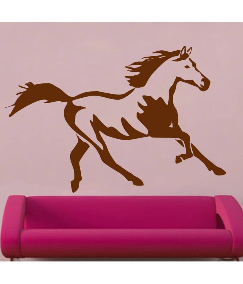     			Decor Villa Horse PVC Wall Stickers