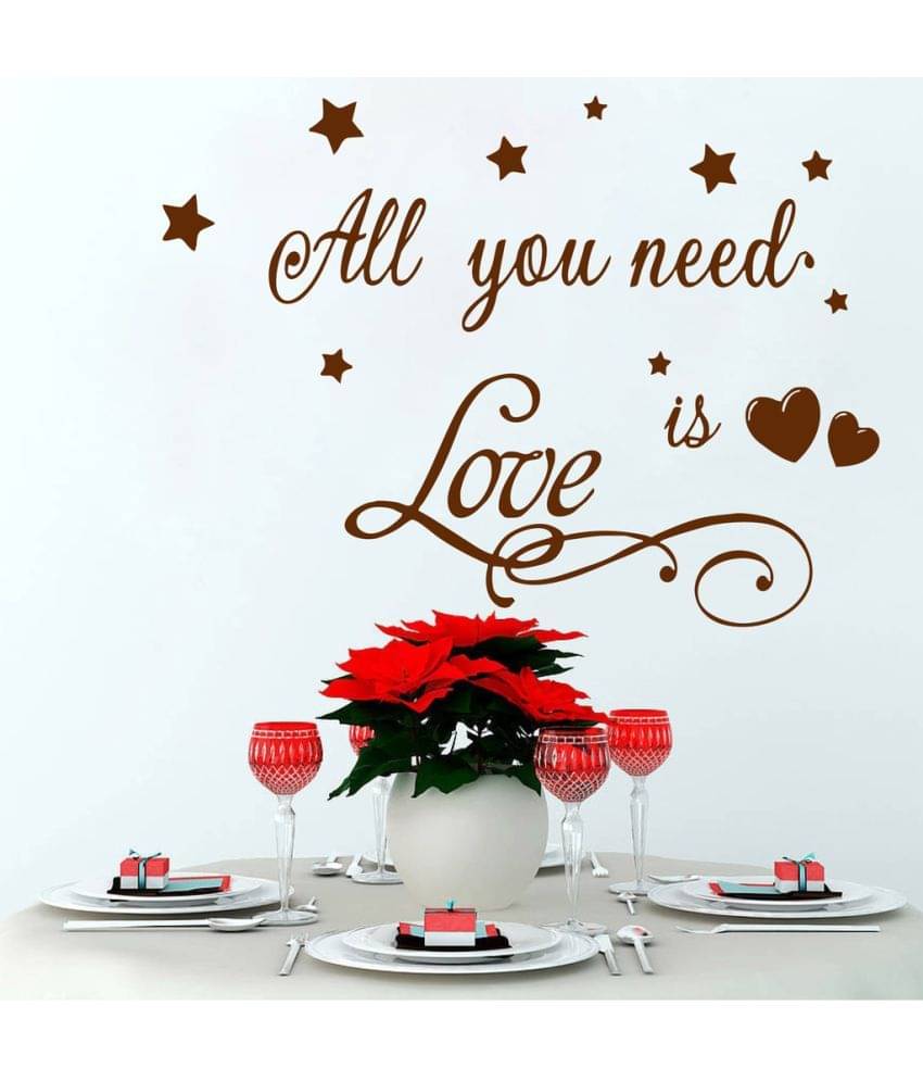 Decor Villa All Love PVC Wall Stickers     			Decor Villa All Love PVC Wall Stickers