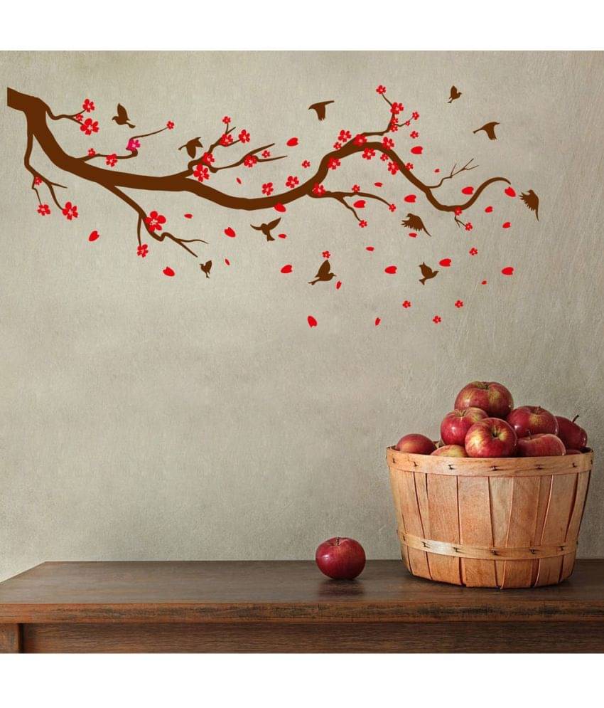 Decor Villa Bird With Tree PVC Wall Stickers Decor Villa Bird With Tree PVC Wall Stickers