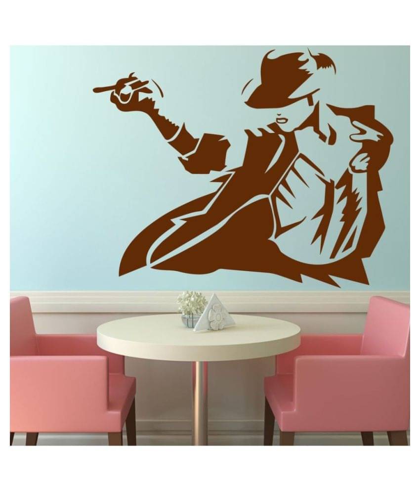     			Decor Villa Michael Jackson PVC Wall Stickers