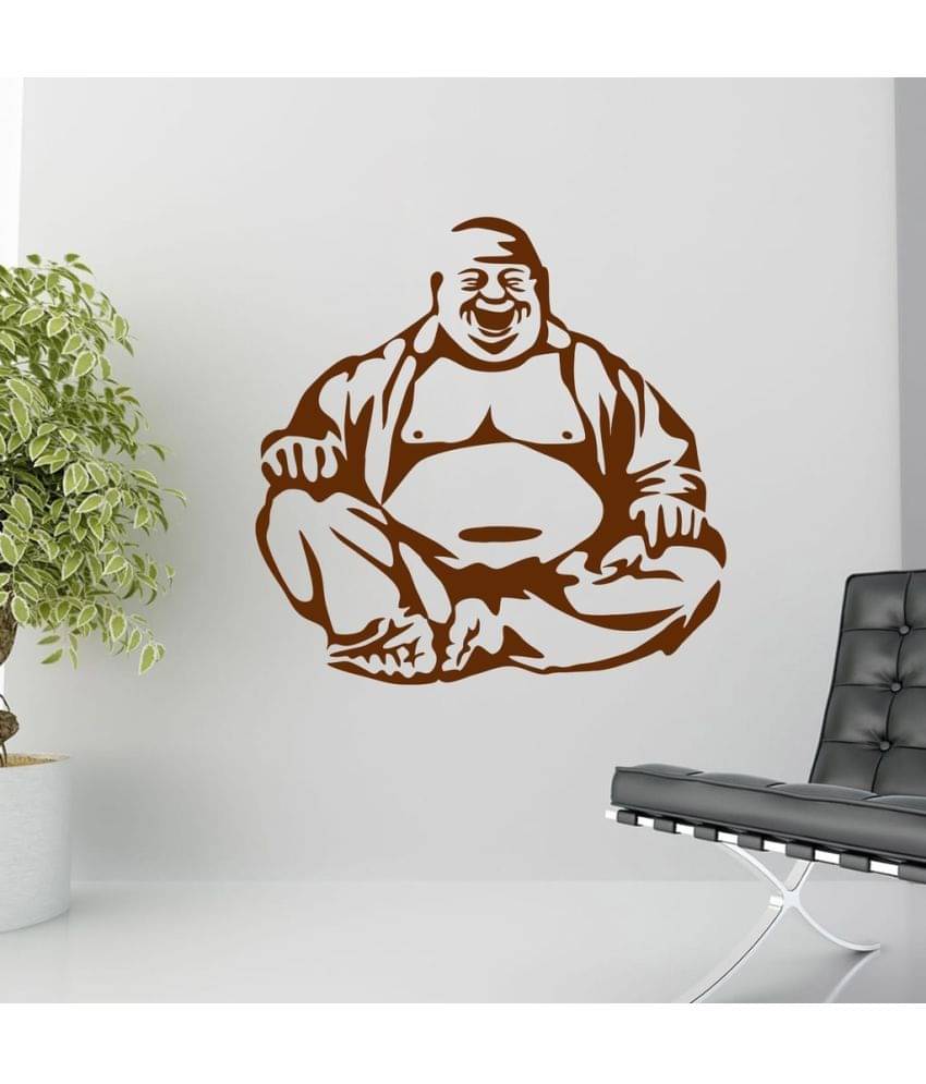 Decor Villa Laughing Buddha PVC Wall Stickers Decor Villa Laughing Buddha PVC Wall Stickers